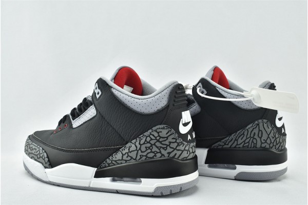 Air Jordan 3 Retro OG Black Cement 854262 001 Womens And Mens Shoes